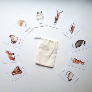 Woodland Footprints Flashcards